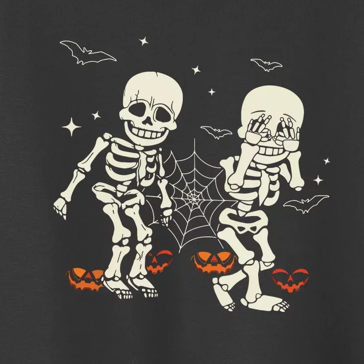 Funny Skeleton Griddydance Halloween Trick Or Treat Toddler T-Shirt