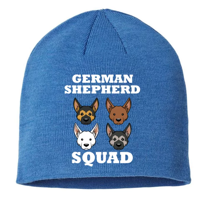 Funny Saying Ger Shepherd Squad Dog Great Gift 8 1/2in Sustainable Knit Beanie