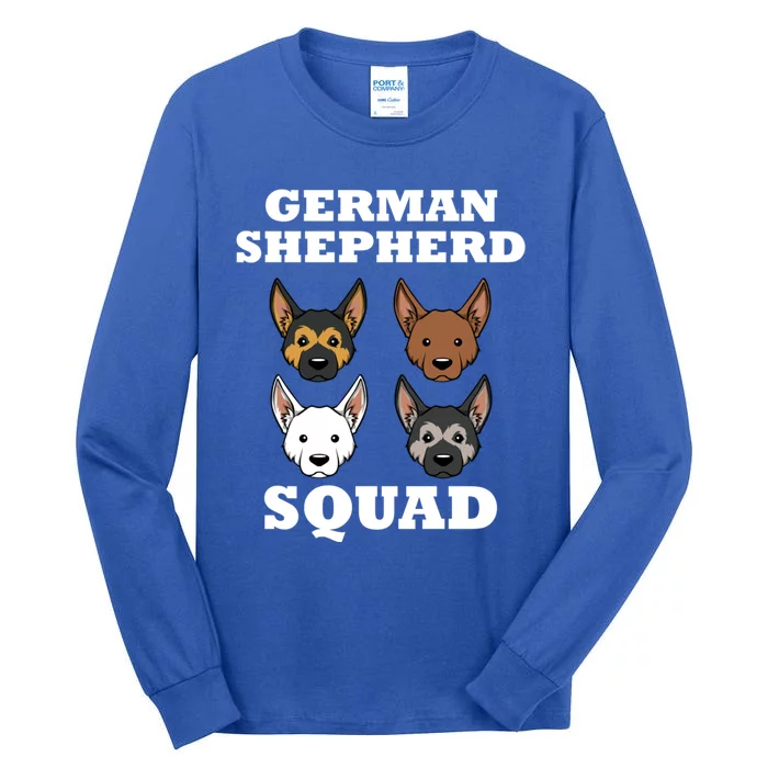 Funny Saying Ger Shepherd Squad Dog Great Gift Tall Long Sleeve T-Shirt