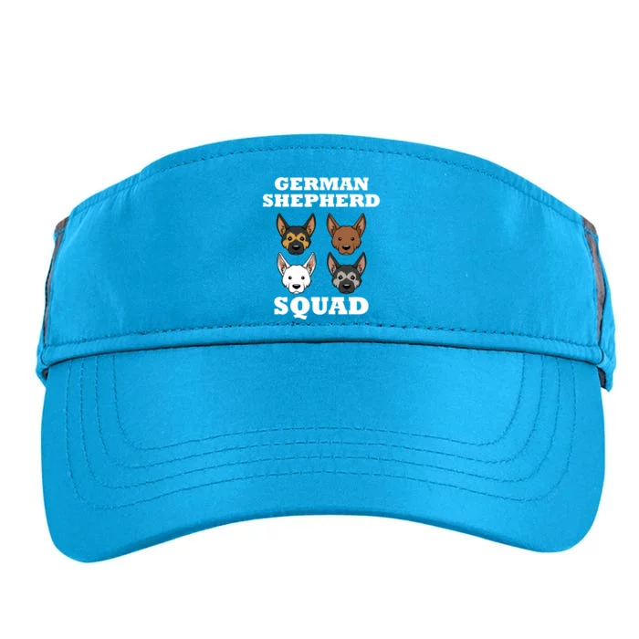 Funny Saying Ger Shepherd Squad Dog Great Gift Adult Drive Performance Visor