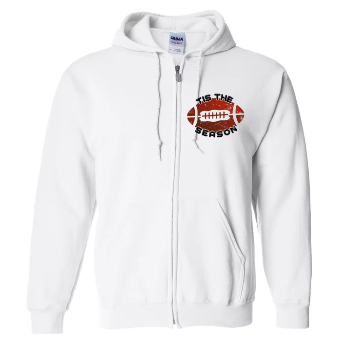 Football Season Graphic Full Zip Hoodie