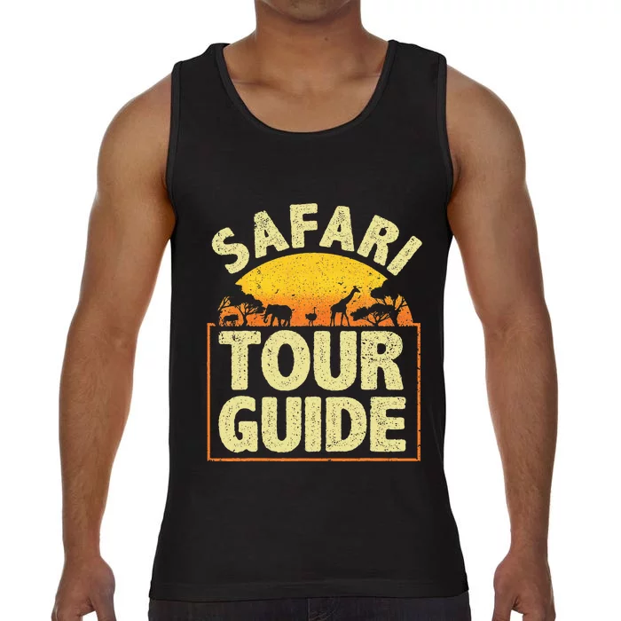 Funny Safari Guide Zoo Safari Comfort Colors® Tank Top