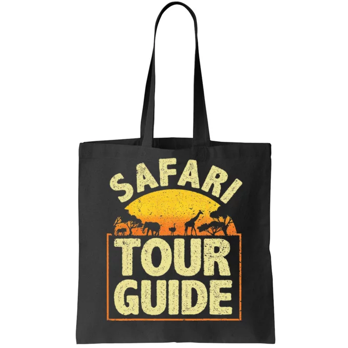 Funny Safari Guide Zoo Safari Tote Bag