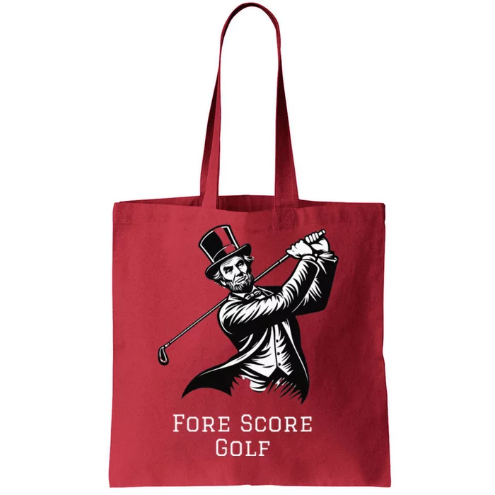 Fore Score Golf Tote Bag