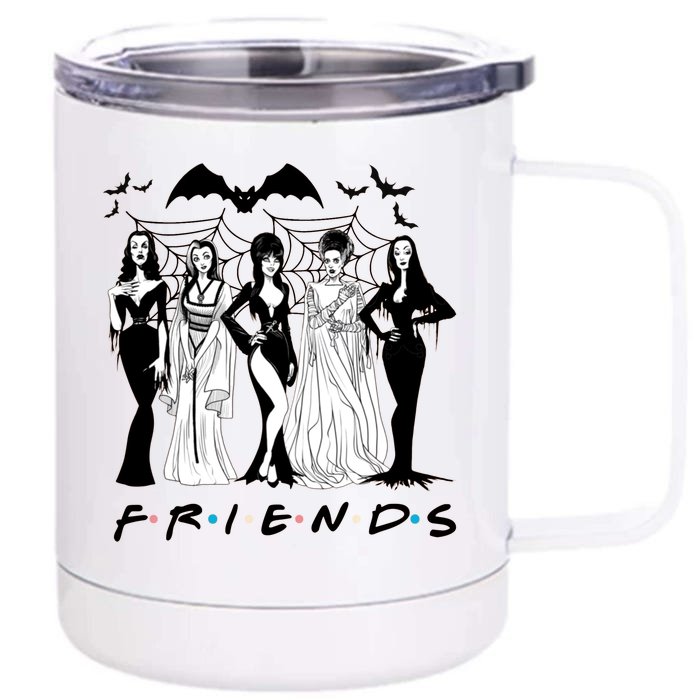 Friends Squad Goals Horror Queens Halloween 12 oz Stainless Steel Tumbler Cup