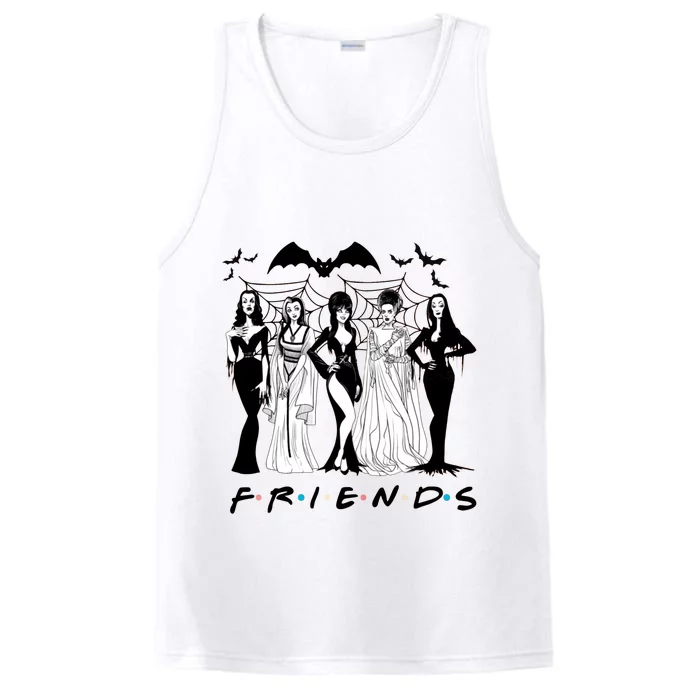 Friends Squad Goals Horror Queens Halloween Performance Tank