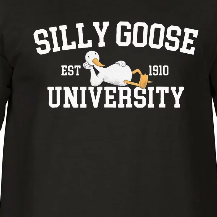 Funny Silly Goose Duck University Meme School Comfort Colors T-Shirt