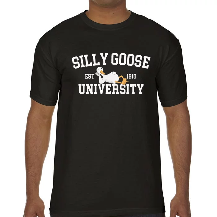 Funny Silly Goose Duck University Meme School Comfort Colors T-Shirt