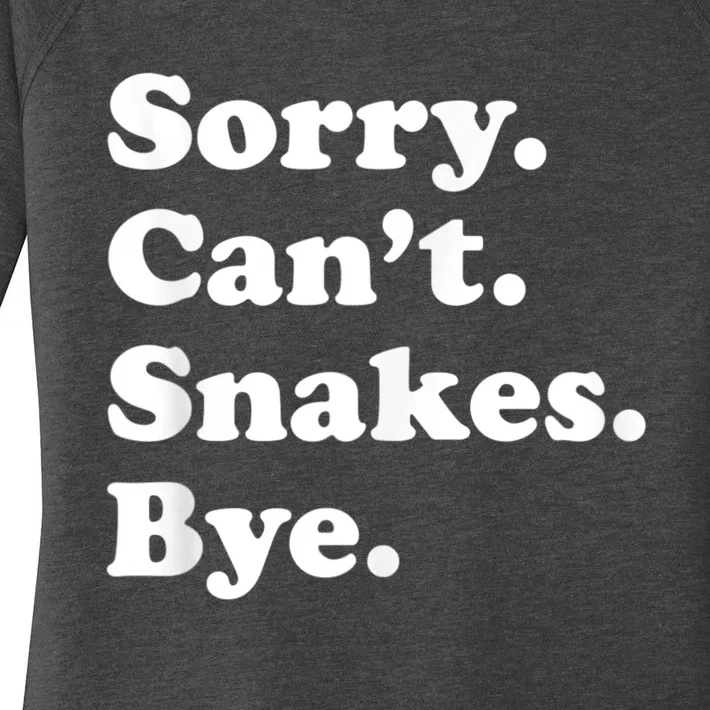 Funny Snake Gift For Men Women Boy Or Girl Women's Perfect Tri Tunic Long Sleeve Shirt