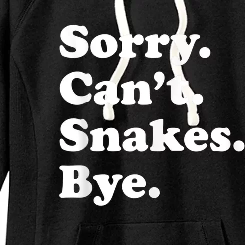 Funny Snake Gift For Men Women Boy Or Girl Women's Fleece Hoodie