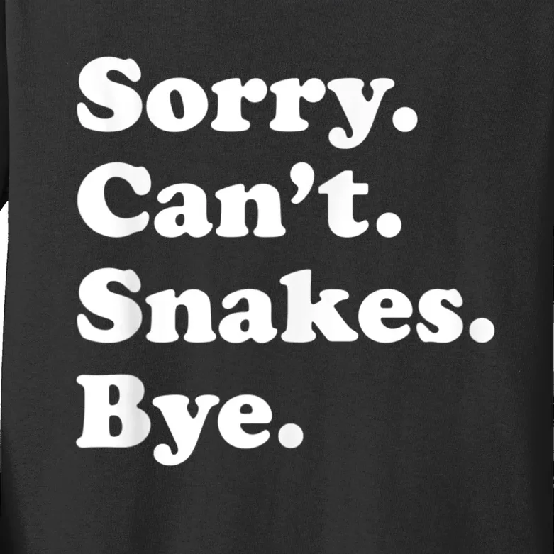 Funny Snake Gift For Men Women Boy Or Girl Kids Long Sleeve Shirt