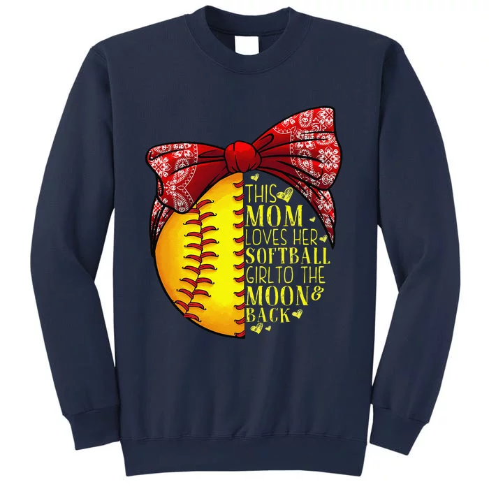 Funny Softball Gift Mom Women Pitcher Catcher Lovers Sweatshirt