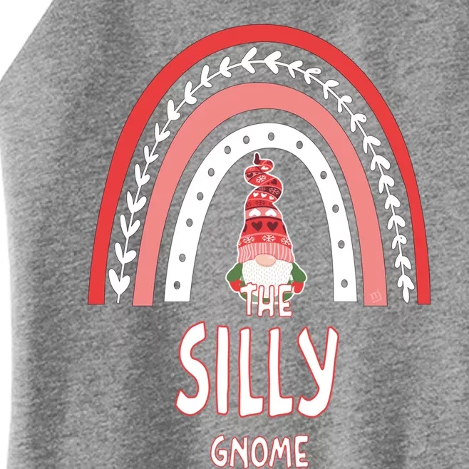 Funny Silly Gnome Matching Christmas Pjs For Family Meaningful Gift Women’s Perfect Tri Rocker Tank