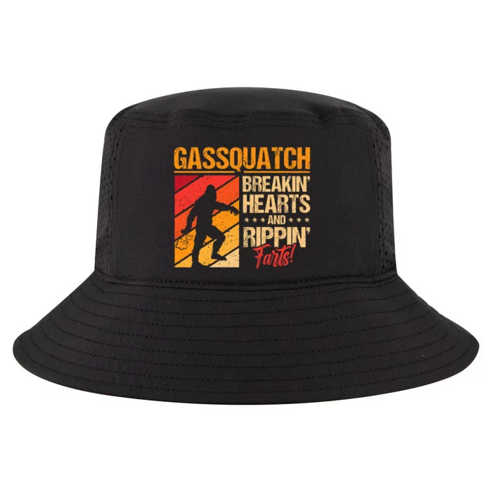 Funny Sasquatch Gasquatch Breakin Hearts Rippin Fart Bigfoot Cool Comfort Performance Bucket Hat