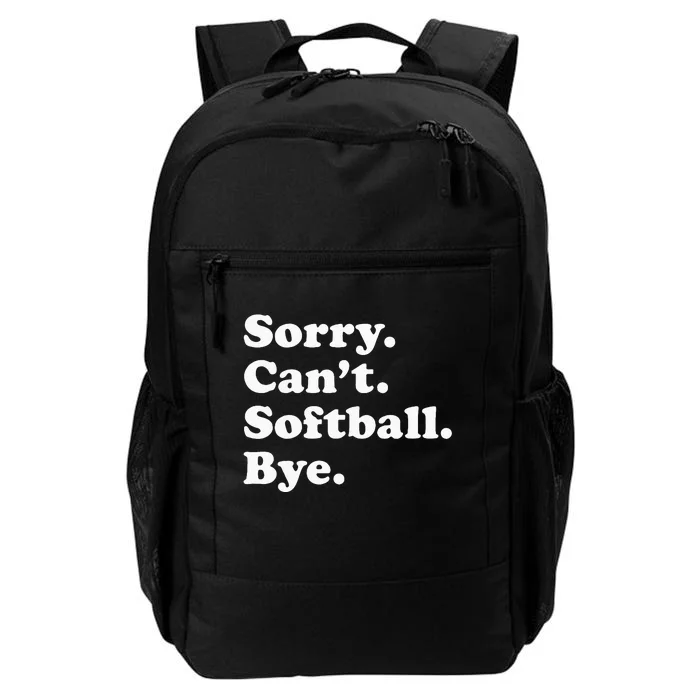 Funny Softball Gift For Men Women Daily Commute Backpack