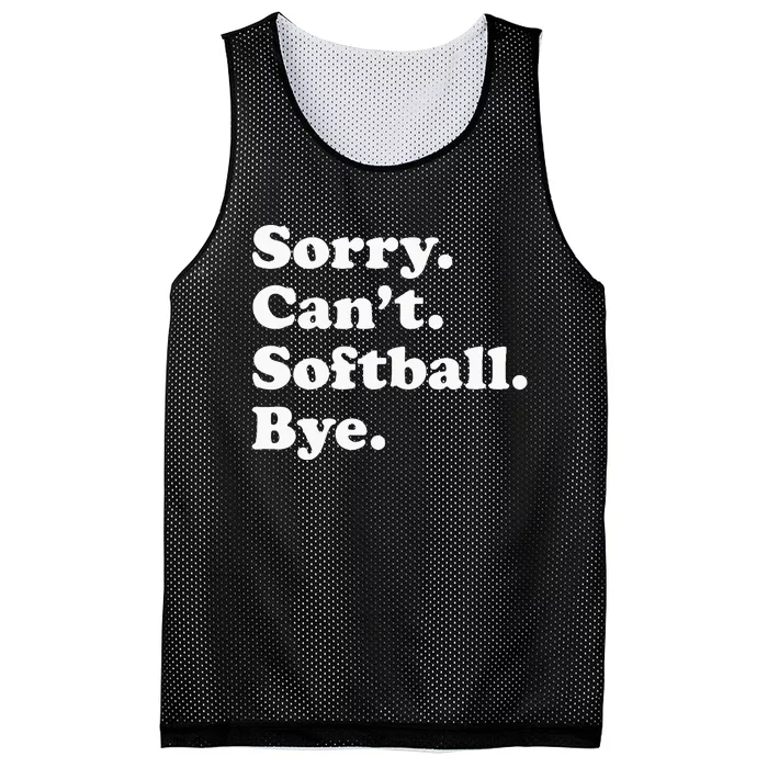 Funny Softball Gift For Men Women Mesh Reversible Basketball Jersey Tank