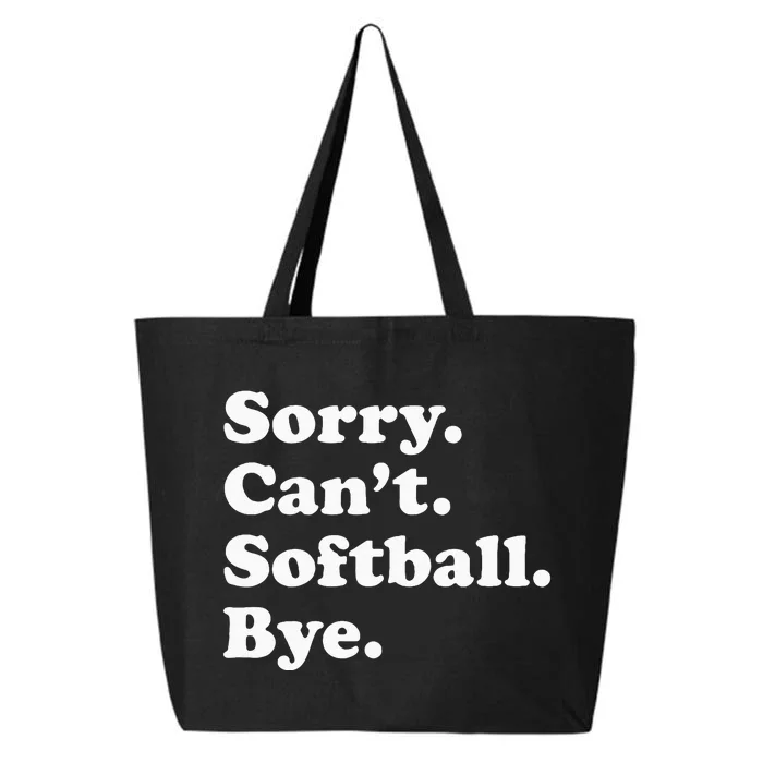 Funny Softball Gift For Men Women 25L Jumbo Tote