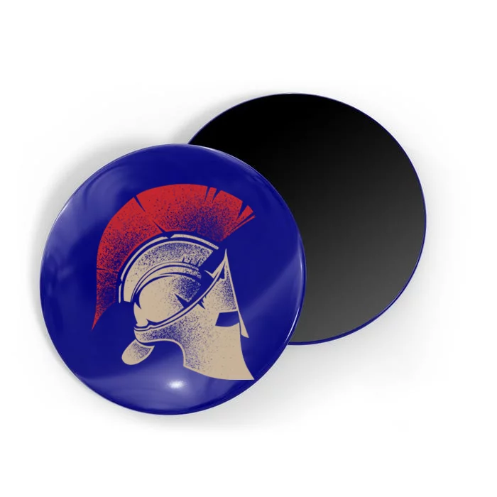 Funny Spartan Greek Helmet Gift Cute Gladiator Gift Magnet