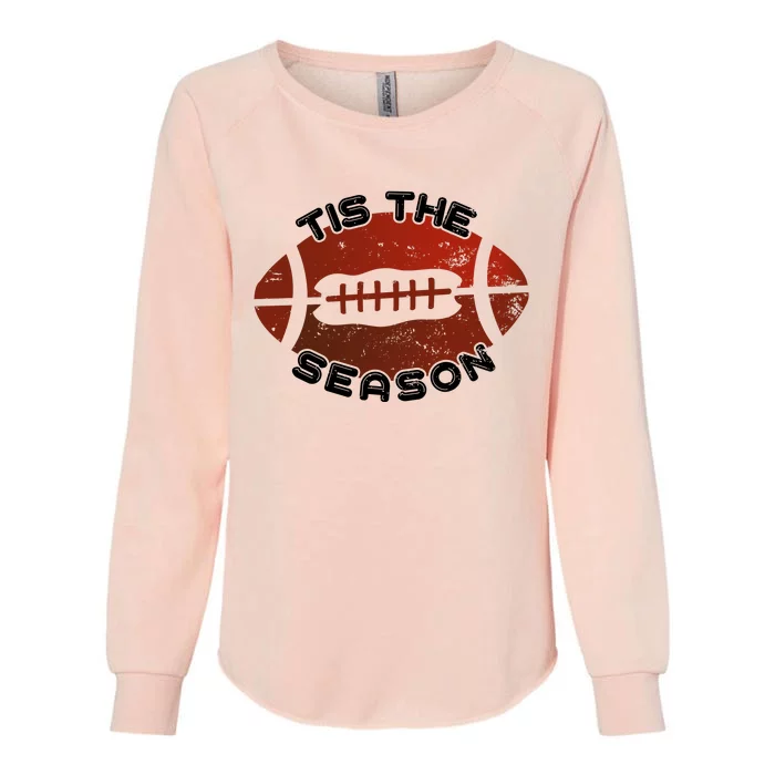 Football Season Graphic Womens California Wash Sweatshirt