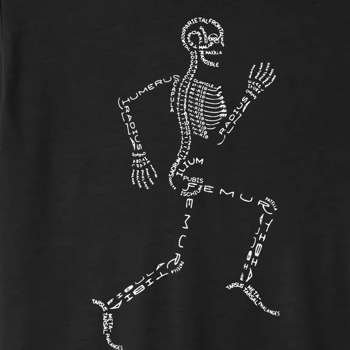 Funny Skeleton Graphic For Physical Therapy Orthopedic ChromaSoft Performance T-Shirt