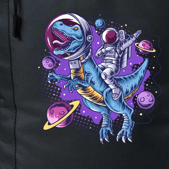 Funny Space Galaxy Astronaut Trex Dinosuar Daily Commute Backpack