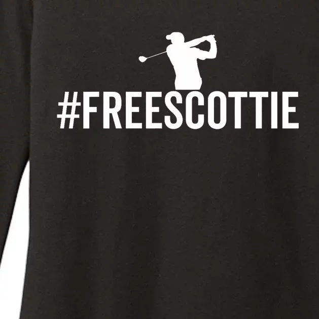 Free Scottie Golf Lovers Womens CVC Long Sleeve Shirt