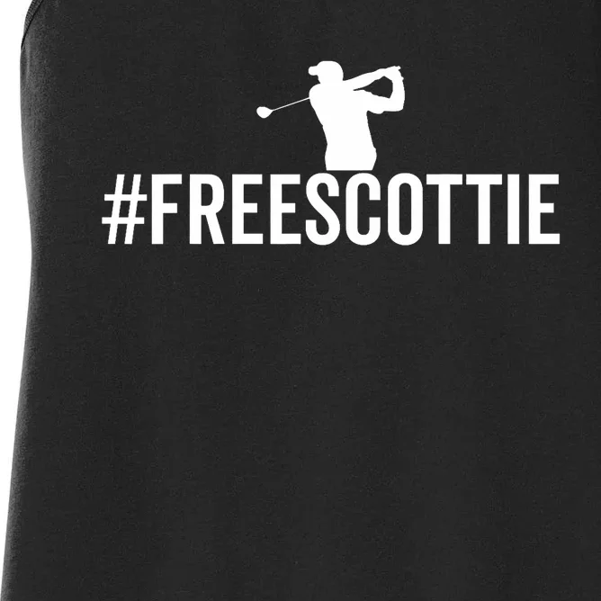 Free Scottie Golf Lovers Women's Racerback Tank