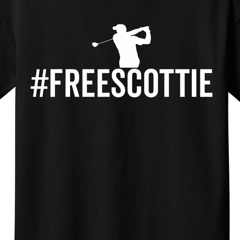 Free Scottie Golf Lovers Kids T-Shirt