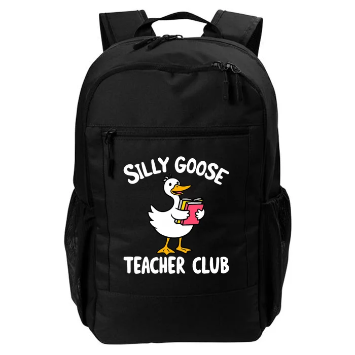 Funny Silly Goose Teacher Club Animal Lover Groovy Daily Commute Backpack