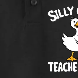 Funny Silly Goose Teacher Club Animal Lover Groovy Dry Zone Grid Performance Polo