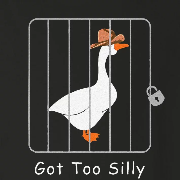 Funny Silly Goose Lover Mugshot Meme Got Too Silly Gift Toddler Long Sleeve Shirt