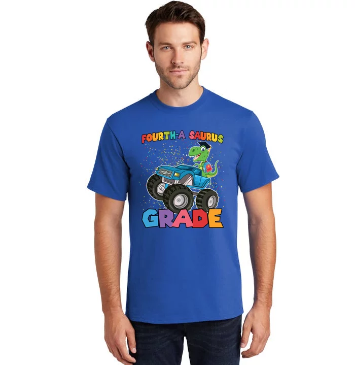 FourthA Saurus Grade 4Th Grade Gift Tall T-Shirt