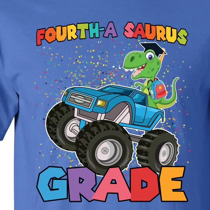 FourthA Saurus Grade 4Th Grade Gift Tall T-Shirt