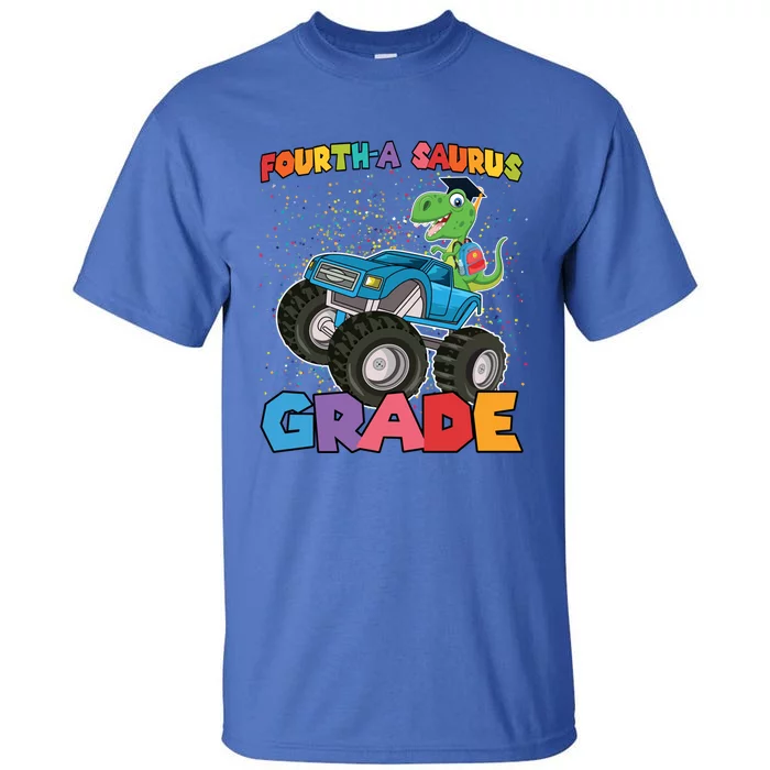 FourthA Saurus Grade 4Th Grade Gift Tall T-Shirt