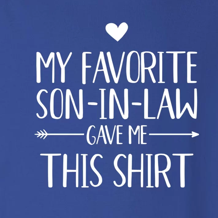 Favorite Songiftingiftlaw Gave Me This For Mothergiftingiftlaw Gift Toddler Long Sleeve Shirt