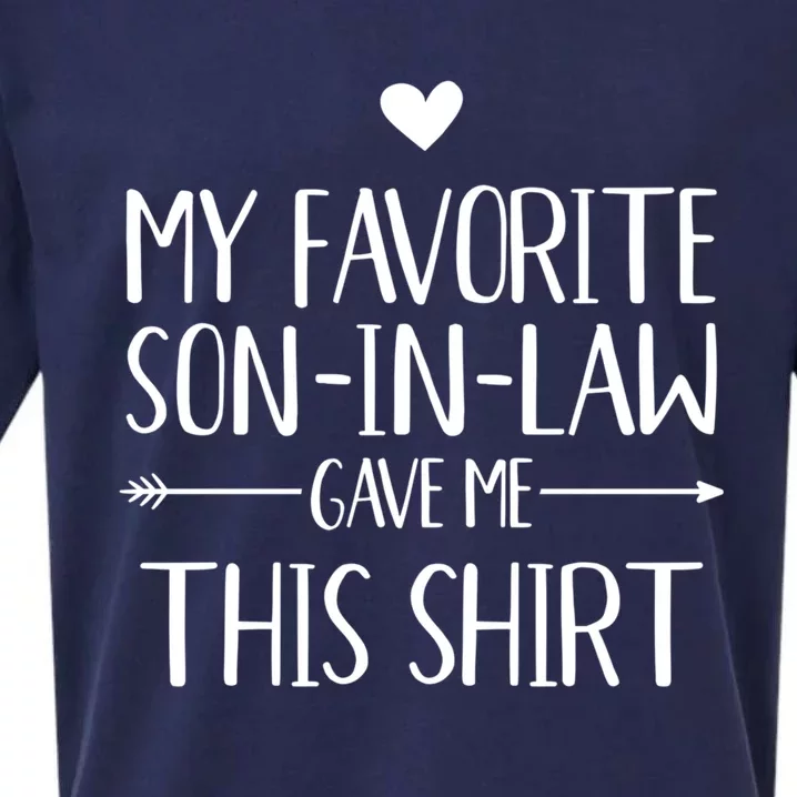 Favorite Songiftingiftlaw Gave Me This For Mothergiftingiftlaw Gift Sueded Cloud Jersey T-Shirt