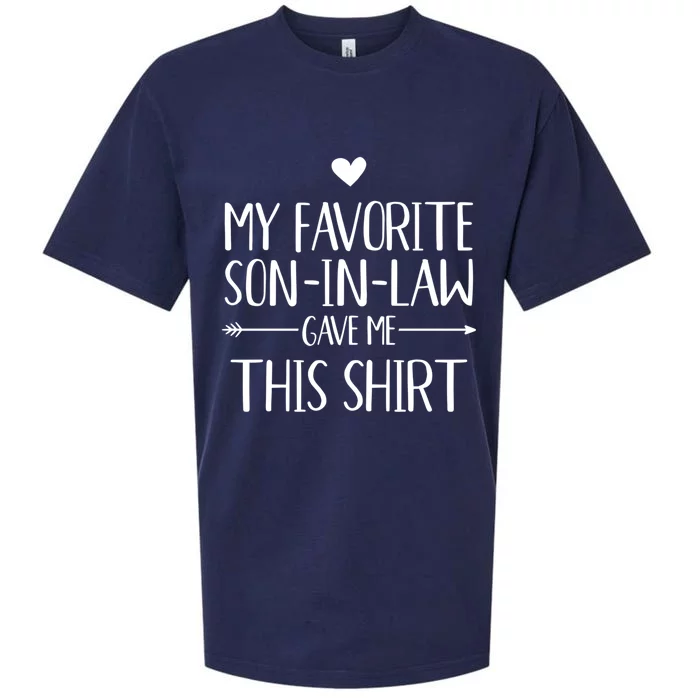 Favorite Songiftingiftlaw Gave Me This For Mothergiftingiftlaw Gift Sueded Cloud Jersey T-Shirt