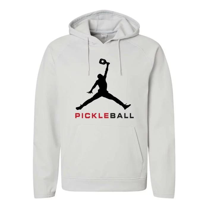 Funny S Gift Pickleball Great Gift Great Gift Performance Fleece Hoodie