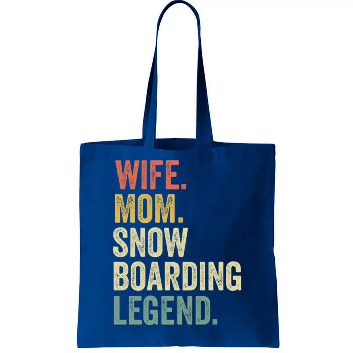 Funny Snowboard Gift Funny Gift Mom Snowboarding Gift Tote Bag