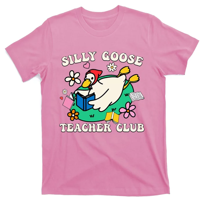 Funny Silly Goose Teacher Club Animal Lover T-Shirt