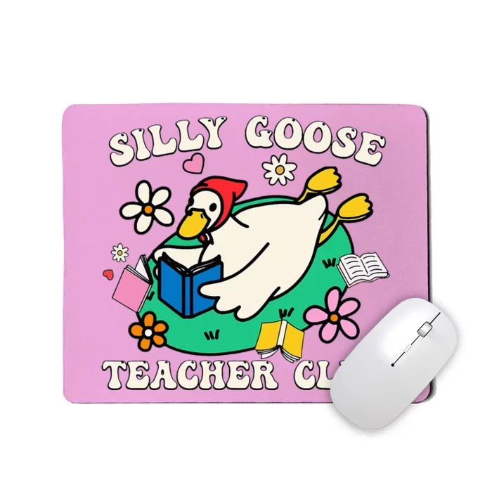 Funny Silly Goose Teacher Club Animal Lover Mousepad