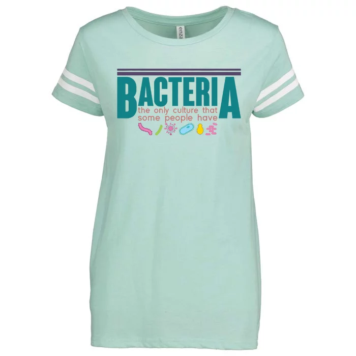 Funny Scientist Gift Biologist Science Microbiology Biology Enza Ladies Jersey Football T-Shirt