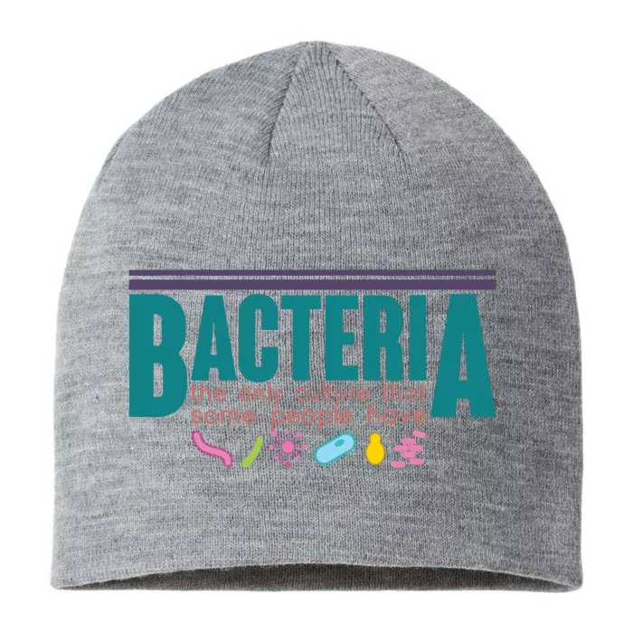 Funny Scientist Gift Biologist Science Microbiology Biology 8 1/2in Sustainable Knit Beanie