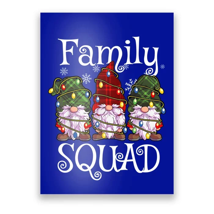 Family Squad Gnomies Christmas Gnome Family Matching Pjs Cool Gift Poster