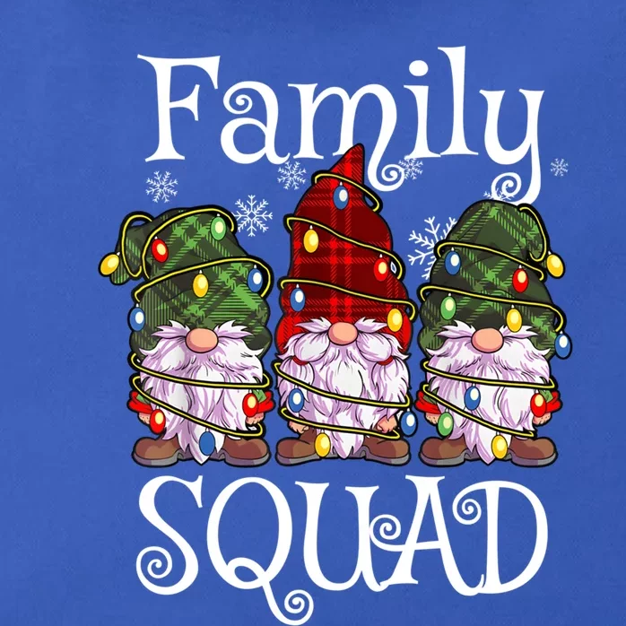 Family Squad Gnomies Christmas Gnome Family Matching Pjs Cool Gift Zip Tote Bag