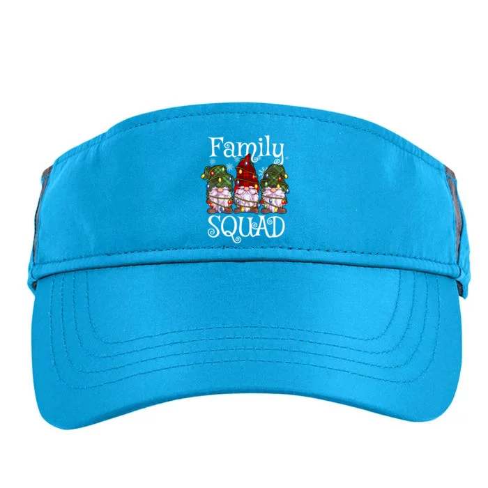 Family Squad Gnomies Christmas Gnome Family Matching Pjs Cool Gift Adult Drive Performance Visor