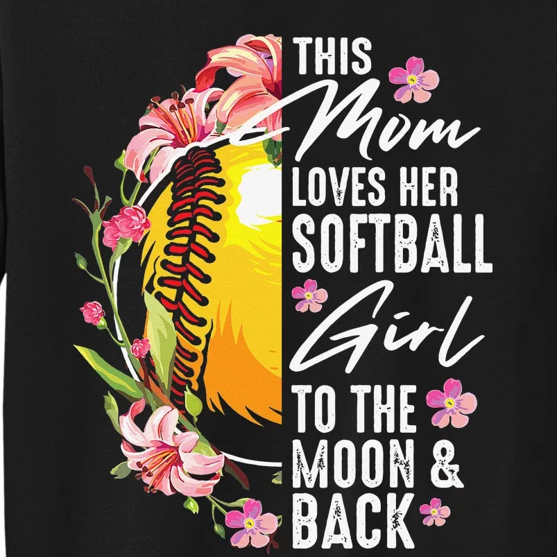 Funny Softball Gift Mom Pitcher Catcher Lovers Sweatshirt