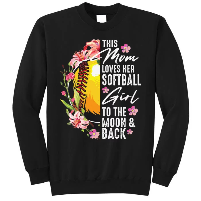 Funny Softball Gift Mom Pitcher Catcher Lovers Sweatshirt