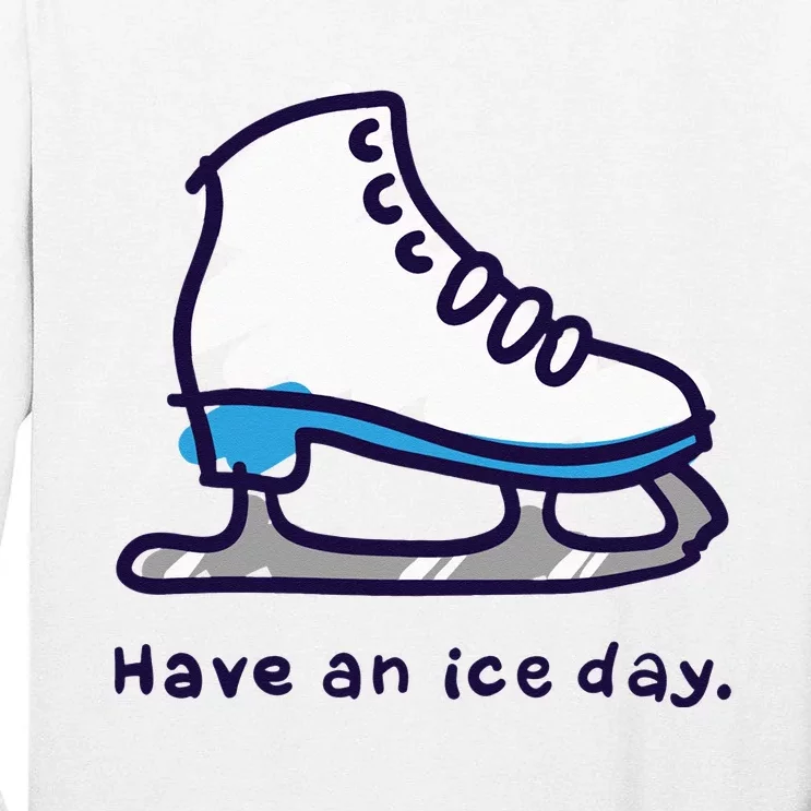 Figure Skating Gifts For Women Men Ice Skater Tall Long Sleeve T-Shirt