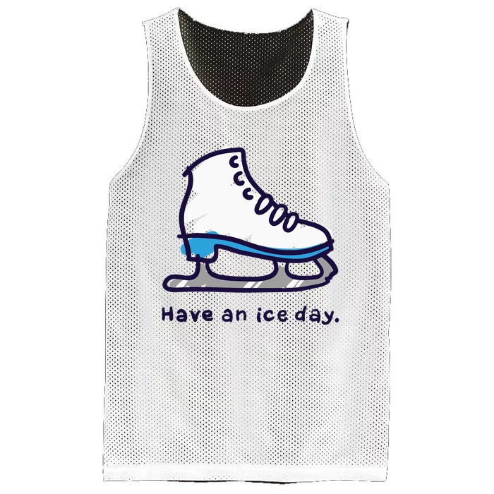 Figure Skating Gifts For Women Men Ice Skater Mesh Reversible Basketball Jersey Tank